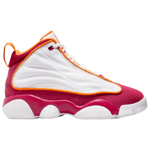 Jordan Kids' Boys  Pro Strong In Cardinal Red/vivid Orange/white