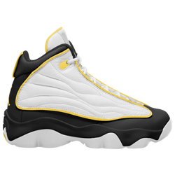 Boys' Grade School - Jordan Pro Strong - Black/Tour Yellow/White