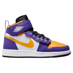 Boys' Grade School - Jordan Retro 1 High Flyease - Purple/Yellow