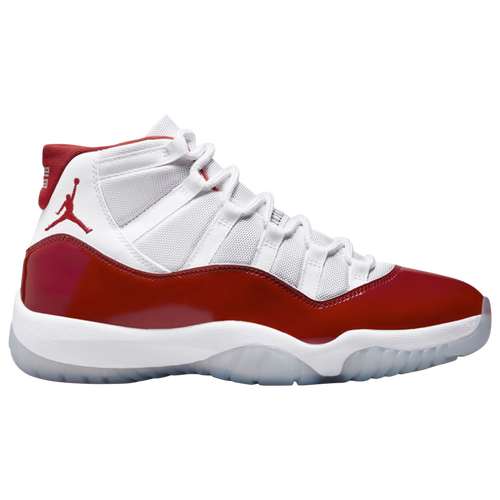 

Jordan Mens Jordan Retro 11 - Mens Basketball Shoes White/Varsity Red/Black Size 12.0