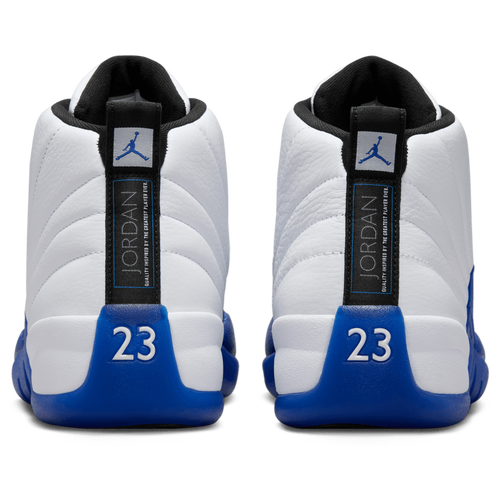 Jordan 12 white and blue best sale