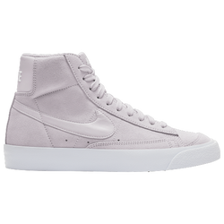 Girls' Grade School - Nike Blazer Mid '77 Suede - Light Violet/White