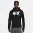 Nike Baseball Diamond Essential Club Fleece Hoodie - Men's Black/White