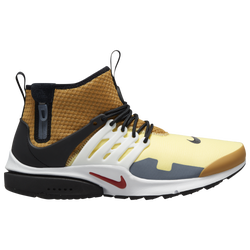 Men's - Nike Air Presto Mid - Bicycle Yellow/Cinnabar/Wheat