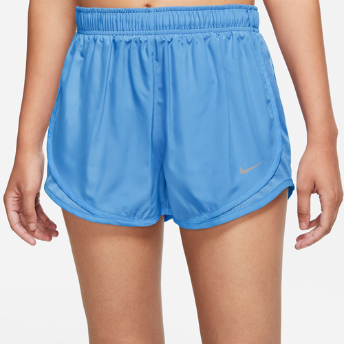 Shop Nike Womens  Dri-fit 3.5" Tempo Shorts In Univ Blue/wolf Gray