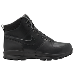 Men's - Nike Manoa Leather SE - Black/Black/Grey