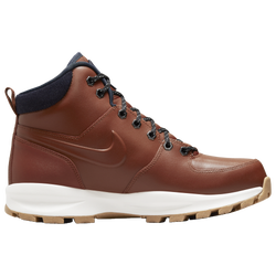 Men's - Nike Manoa Leather SE - Orange/Navy/Brown