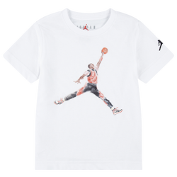 Boys' Toddler - Jordan Watercolor Jumpman T-Shirt - White/Red