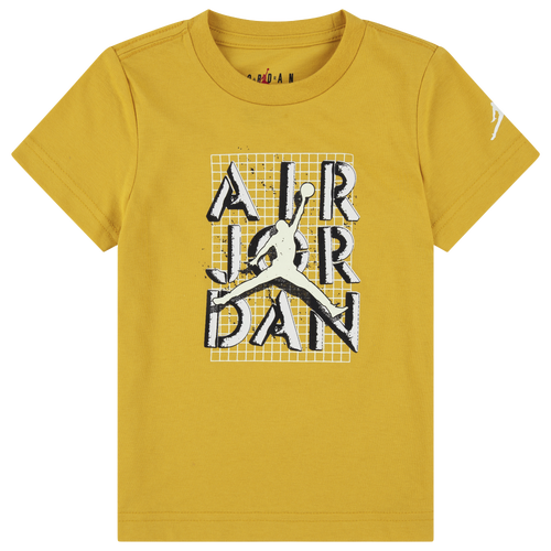 

Jordan Boys Jordan Jumpman Stack T-Shirt - Boys' Toddler White/Yellow Size 3T