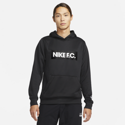 Men's - Nike FC Libero Hoodie - Black/White/White