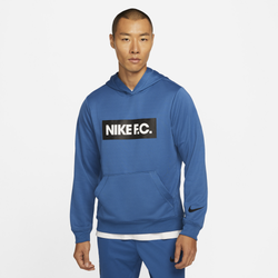 Men's - Nike FC Libero Hoodie - Dark Marina Blue/White/Black