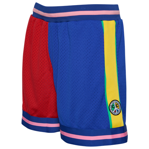 

Cross Colours Mens Cross Colours Peace Mesh Shorts - Mens Red/Blue Size S