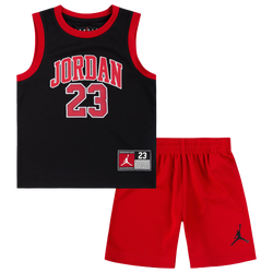 Boys' Toddler - Jordan 23 Jersey Set - Red/Black