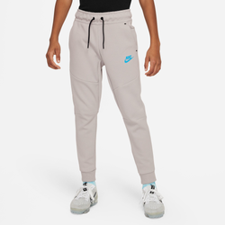 Boys' Grade School - Nike Tech Fleece Pants - Baltic Blue/Light Iron Ore