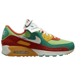 Men's - Nike Air Max 90 - Green/Orange/Yellow