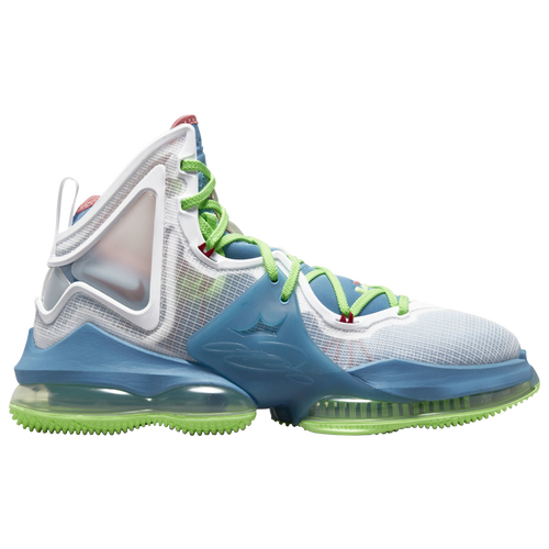 

Nike Mens Nike LeBron XIX - Mens Basketball Shoes Dutch Blue/Pomegranate/Lime Glow Size 8.0