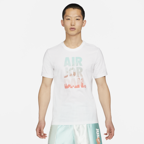 

Jordan Mens Jordan Jumpman Classic S/S GFX T-Shirt - Mens White Size S