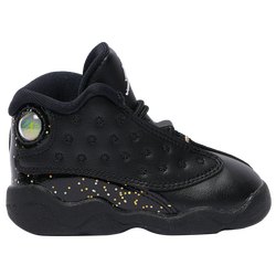 Girls' Toddler - Jordan Retro 13 - Black/Metallic Gold