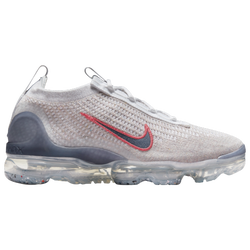 Women's - Nike Vapormax 2021 Flyknit - White/Thunder Blue/Silver