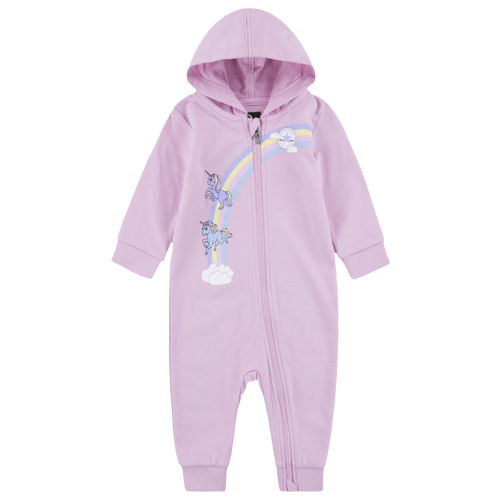 

Girls Infant Converse Converse Unicorn Hooded Coverall - Girls' Infant Pink/Pink Size 9MO
