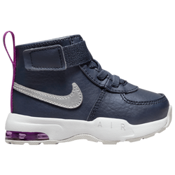 Boys' Toddler - Nike Air Max Goaterra 2.0 - Midnight Navy/Metallic Silver/Pure Platinum