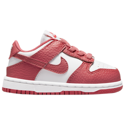 Girls' Toddler - Nike Dunk Low - White/Pink