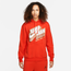 Nike Jumpman Core Fleece Pullover - Men's Red/White