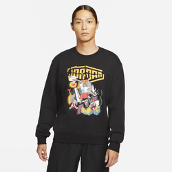 Men's - Jordan Sport DNA HBR Fleece Crew - Black/Yellow
