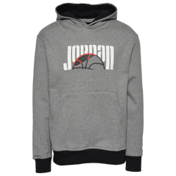 Men's - Jordan Sport DNA HBR Fleece Pullover - Carbon Heather/Black