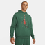 Jordan Essential Fleece GFX Holiday Pullover Hoodie - Men's Green/Green
