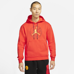 Men's - Jordan Essential Mountainside Graphic Pullover - Red/Yellow