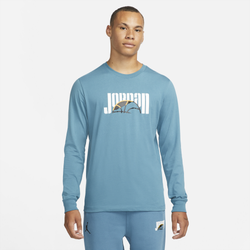 Men's - Jordan Sport DNA Long Sleeve Crew - Blue/Black