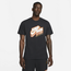 Nike Jumpman Short Sleeve Graphic Crew - Men's Black/Metallic Gold