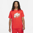 Nike Jumpman Short Sleeve Graphic Crew - Men's Chile Red/Metallic Gold