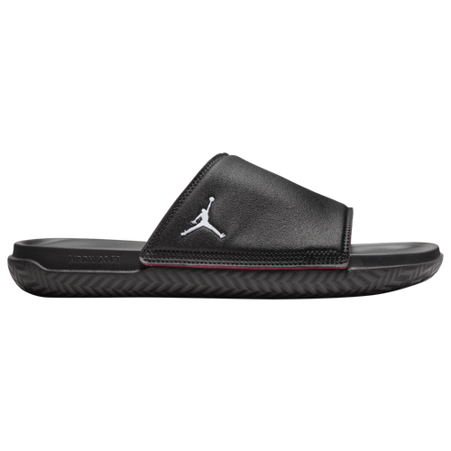 

Jordan Mens Jordan Play Slides - Mens Shoes Black/Red Size 13.0