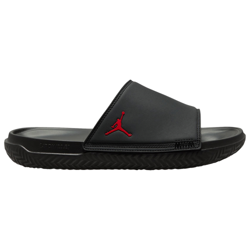 

Jordan Mens Jordan Play Slides - Mens Shoes Grey/Red/Black Size 08.0