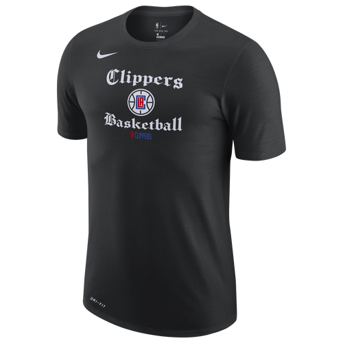 

Nike Mens Los Angeles Clippers Nike Clippers City Edition STR T-Shirt - Mens Black/White Size S