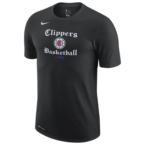 

Nike Mens Nike Clippers City Edition STR T-Shirt - Mens Black/White Size S