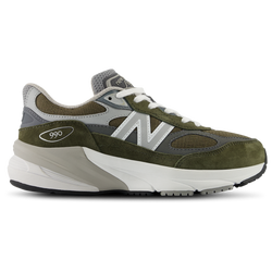 Boys' Grade School - New Balance 990 V6 - Olive/White