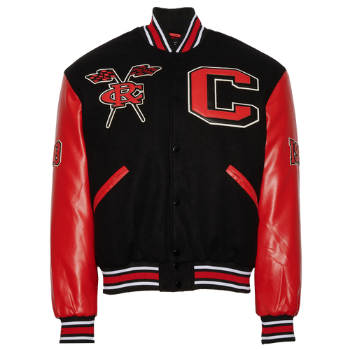 

Campus Remix Mens Campus Remix Clark Atlanta University Varsity Jacket - Mens Red/Black Size L