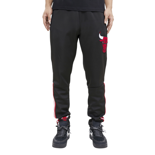 

Pro Standard Mens Pro Standard Bulls Pro Team Track Bottoms - Mens Black/Black Size S