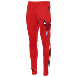 Men's - Pro Standard Bulls Team Logo Pro Track Pants - Red/Red