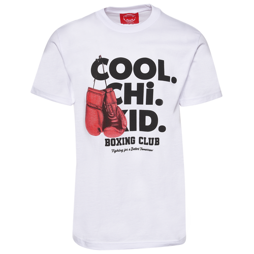 

SOGO Chicago Mens SOGO Chicago CCK Boxing Logo Club T-Shirt - Mens White/White Size L