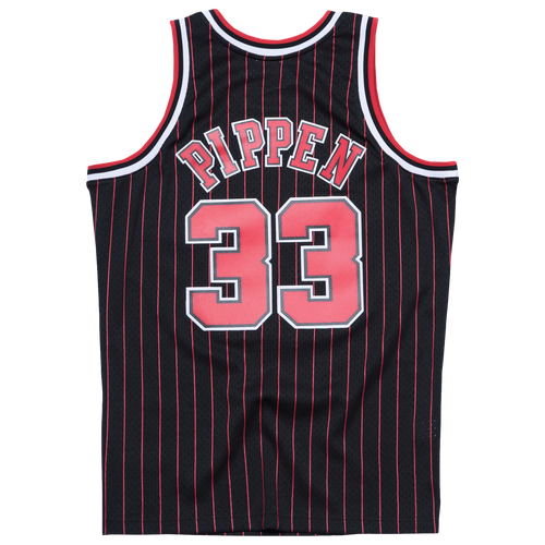 Chicago Bulls Scottie Pippen Black Red Swingman Jersey Mitchell & Ness  — Size XL