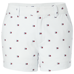 Girls' Grade School - Tommy Hilfiger AOP Flag Shorts - White