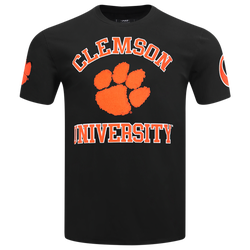 Men's - Pro Standard Clemson University Classic Stacked Logo Tee - Black