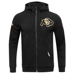 Men's - Pro Standard University Of Colorado Classic FZ Hoodie - Black