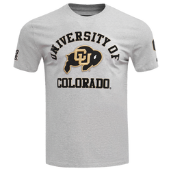 Men's - Pro Standard University Of Colorado Classic Stacked Logo Tee - Heather Grey