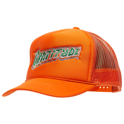 Men's - Gratitude Chicago Retro Trucker Hat - Orange/Green