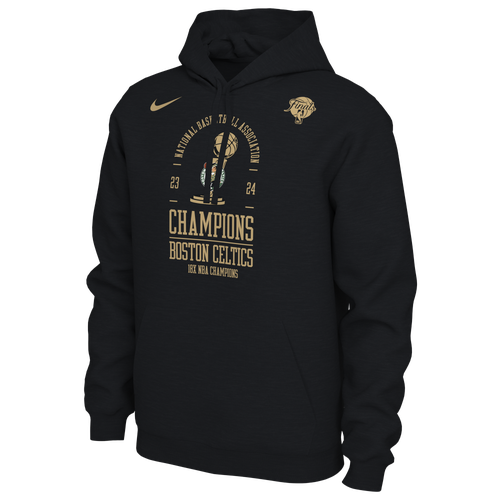 MENS - Nike Celtics Club Locker Room Hoodie - Black/Gold